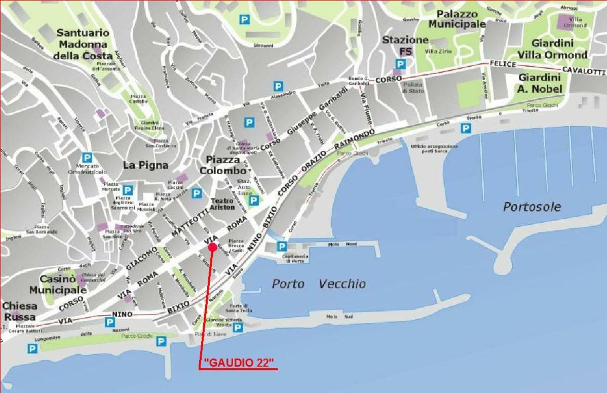 Gaudio 22 Apartment Санремо Екстер'єр фото